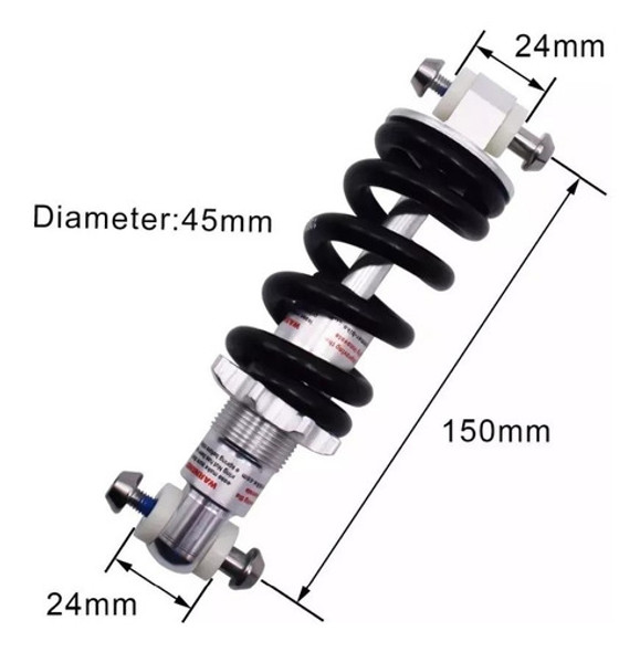 Amortiguador Bici Trasero Para Cdro Doble Suspension-works! 1