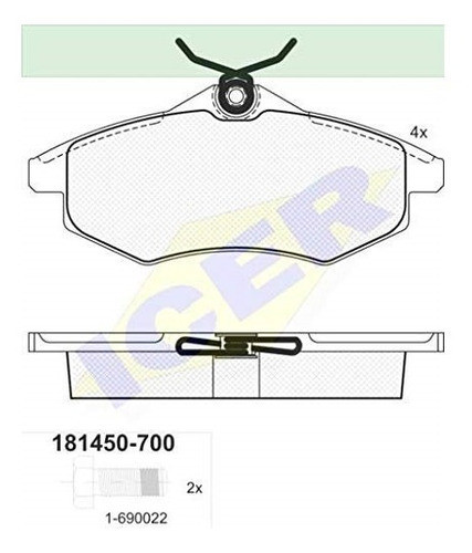 Pastillas De Freno Citroen C3 Solido Icer 1