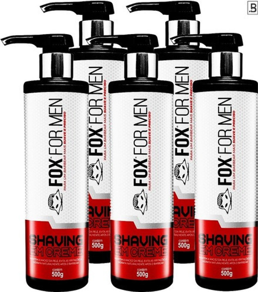 Shaving Shave Shavim Refrescante Com Creme Incolor 500g Fox 1 Shaving Shave Shavim Refrescante Com Creme Incolor 500g Fox 1