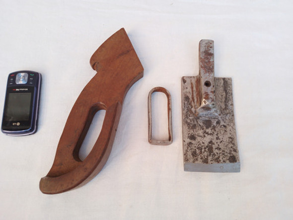 Tremenda Antigua Azuela Hachuela Para Calar Trabajar Madera 1 Tremenda Antigua Azuela Hachuela Para Calar Trabajar Madera 1