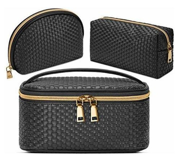 Bolsa De Maquillaje, 3 Piezas, Bolsa De Cosmeticos Impermeab 0