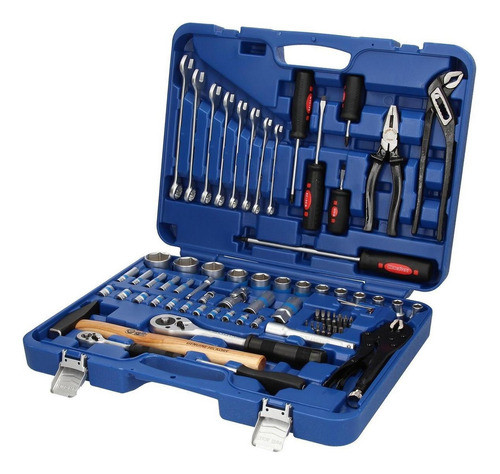 Set De Herramientas Llaves Tubo Combinada 72 Pz 1/4 1/2 0