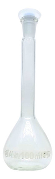 Combo 10 Balão Volumétrico 100ml Vidro Boro C/ Rolha Poli 0 Combo 10 Balão Volumétrico 100ml Vidro Boro C/ Rolha Poli 0