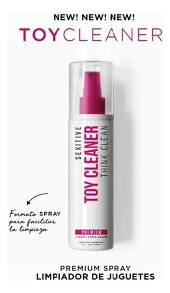Limpiador De Juguetes Atomizador Sanitizante Cleaner Erotico 1