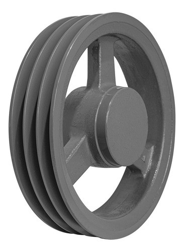 Polia Em V Perfil B 3 Canais 240 Mm Ferro Fundido - Mademil 0