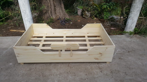 Cama Montessori Sin Teñir - Para Colchón 0.80x1.40 1