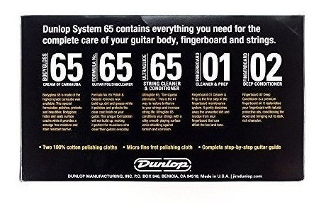Kit De Mantenimiento De Guitarra Dunlop 6500 System 65 1