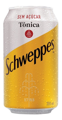 Kit C/30 Água Tônica Sem Açúcar Schweppes 350ml C/ N Fiscal 0