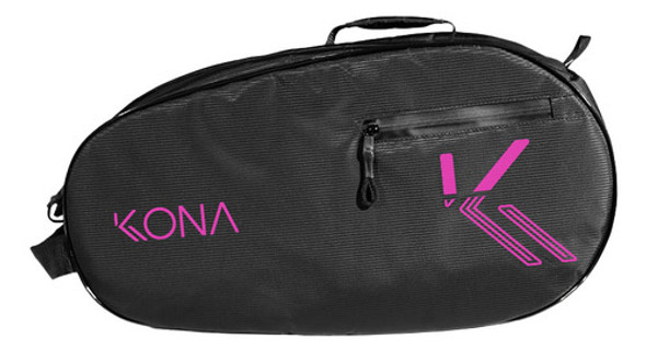 Raqueteira Beach Tennis Kona Basic Plus Preto E Rosa 0 Raqueteira Beach Tennis Kona Basic Plus Preto E Rosa 0