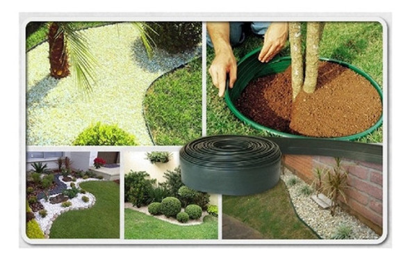 Fechamento De Portão Fita Pvc Divisor De Grama 50 Metros 1