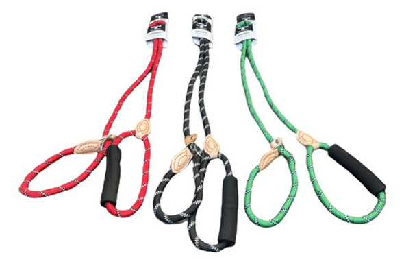 Correa De Paseo Chica Para Perro Con Ahorque Regulable 1