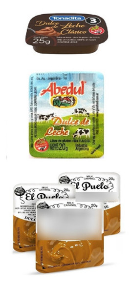 Dulce De Leche Individual + Cafe + Leche + Azucar X50 Kits 0 Dulce De Leche Individual + Cafe + Leche + Azucar X50 Kits 0