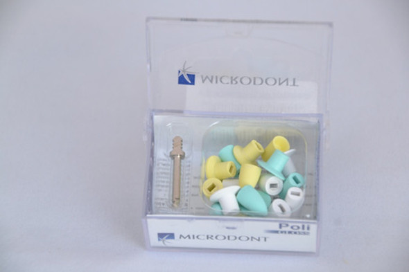 2 Kit - Pulidores Poli - Gloss X 18 Un + Mandril Microdont 1