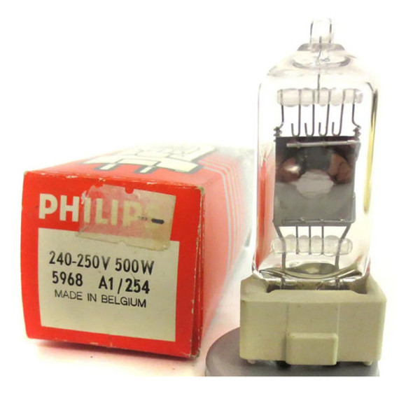 Lampara Philips 5968  500w  240v Gy9,5 Emg X1 Especial Profe 0