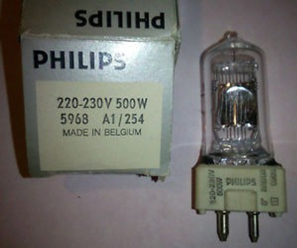 Lampara Philips 5968  500w  240v Gy9,5 Emg X1 Especial Profe 1
