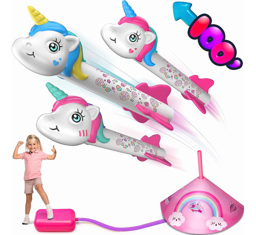 Lanzador De Cohetes Unicornio Para Niñas De 2 A 8 Años 0