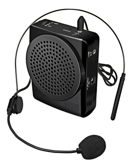 Microfono Vincha Con Parlante De Cintura Usb-bateria Recarga 0