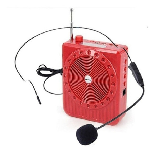 Microfono Vincha Con Parlante De Cintura Usb-bateria Recarga 1
