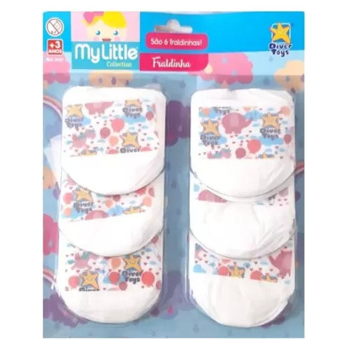 Kit De Pañales Para Bebe Muñeca X6 0