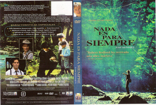 Nada Es Para Siempre - Brad Pitt - Robert Redford - Dvd 0