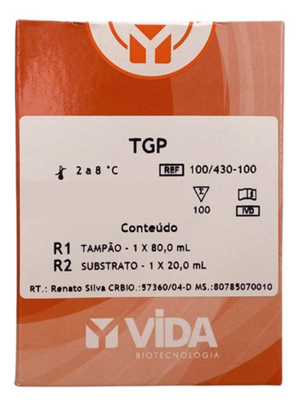 Reagente Tgp Alt 100ml Para Laboratório 0