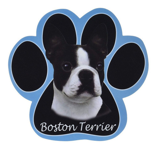 Boston Terrier Dog Paw Antideslizante Mousepad 0