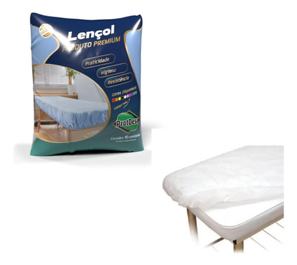 20 Und. Lençol Descartável Tnt Com Elástico - Protdesc 0 20 Und. Lençol Descartável Tnt Com Elástico - Protdesc 0