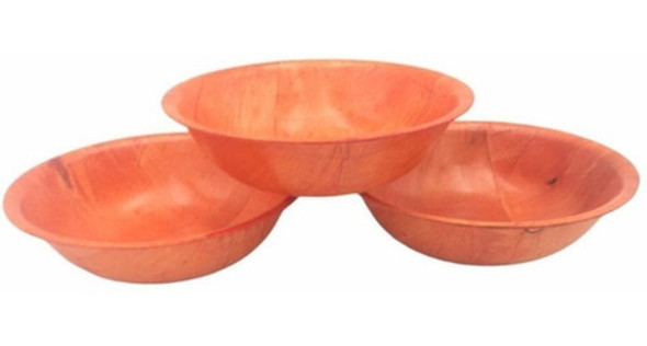 Platos Compoteras Sopera Bowl Simil Madera 15 X 5 Cm Oferta 1