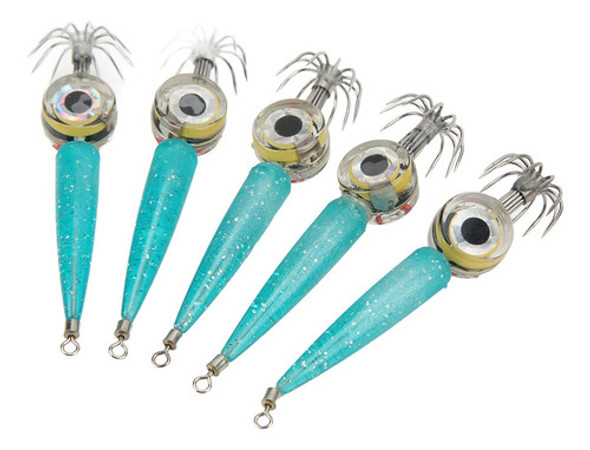 Fishing Octopus Light, 5 Peças, Gancho De Led, Forte Penetra 1