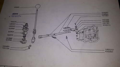 Reparacion Palanca Caja Selectora De Cambios Fiat 133 1