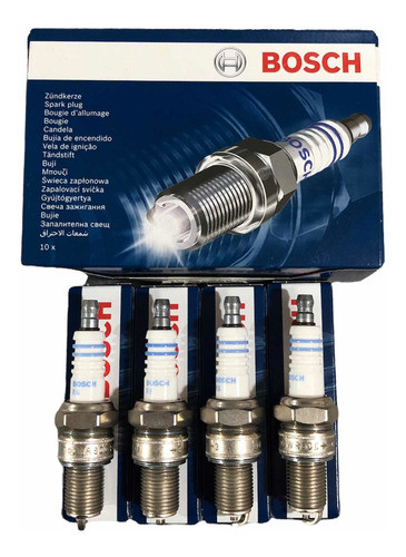 Bujias Bosch Wr8dc+ Para Fiat 600 0.8 Desde 1975 Niquel 0