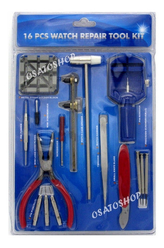 Kit Jogo De Ferramentas Manutenção E Conserto De Relógio 1