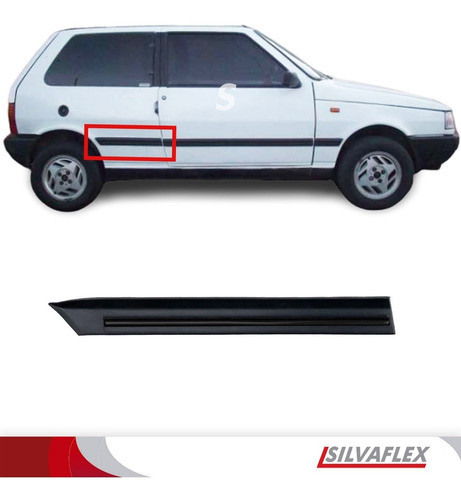 Bagueta Guardabarro Trasero Derecho Fiat Uno 3p Scr 92/01 1