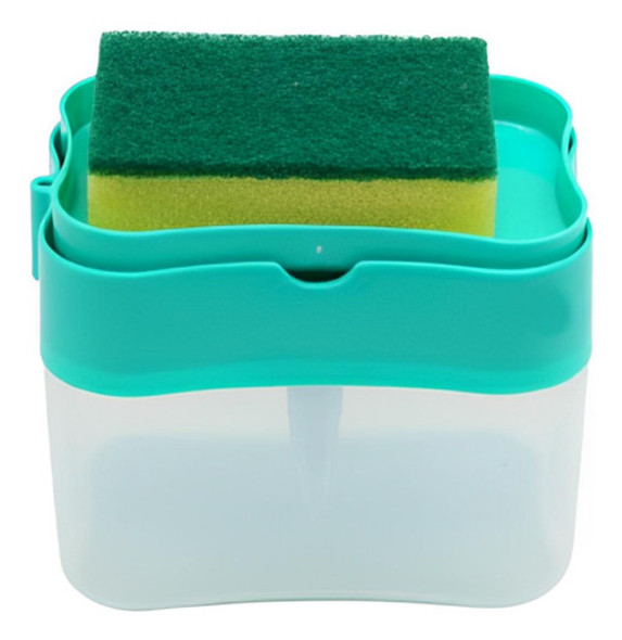 Dispenser Detergente Pia 2x1 Suporte Bucha Esponja Sortidas 0