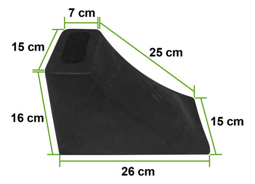 Calço Para Pneu Roda Caminhão Onibus Carro Kit C/ 6 Pç 1