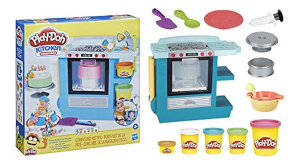 Play-doh Kitchen Creations Rising Cake Oven Bakery Playset P 0