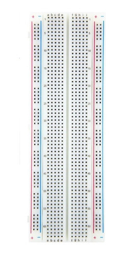 Protoboard 830 Pontos Breadboard 830 Furos Modelo Mb-102 1