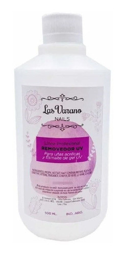 Removedor Para Uñas Semipermanentes Las Varano 500ml 1