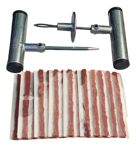 Kit Conserto E Reparo De Pneus Viluz + 60 Remendos Macarrão 0