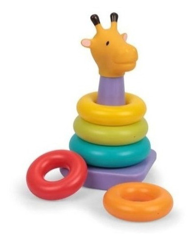 Brinquedo Girafa Colorida Mundo Magico - Xplast 1
