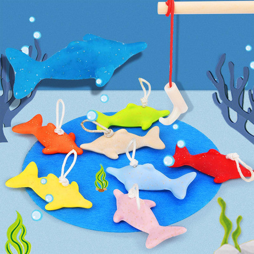 Jogo De Pesca Inclui 8 Peixes, 2 Varas, 1 Tabuleiro Grande 1