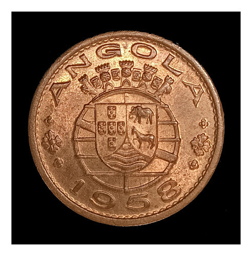 Angola 50 Centavos 1958 Sc Km 75 Colonia Portuguesa 0