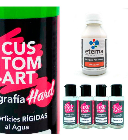Kit Pinturas Aerográficas Eterna Accesorios Para Aerografos 0 Kit Pinturas Aerográficas Eterna Accesorios Para Aerografos 0