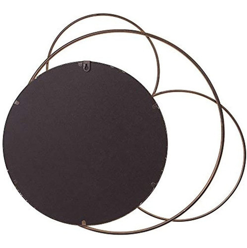 Espejo Decorativo De Pared Circular Con Capas De Metal Dorad 1
