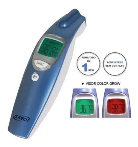 Termômetro Digital De Testa Sem Contato Infravermelho G-tech 1