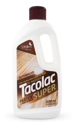 Kit Com 6 Tacolac Cera Líquida Para Pisos De Madeira 500ml 1