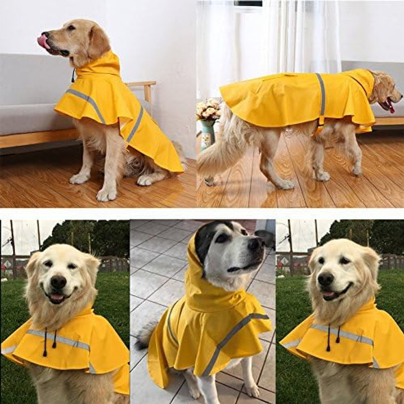 Nacoco Capa De Chuva Para Cães Grandes, Roupas À Prova Dágu 1
