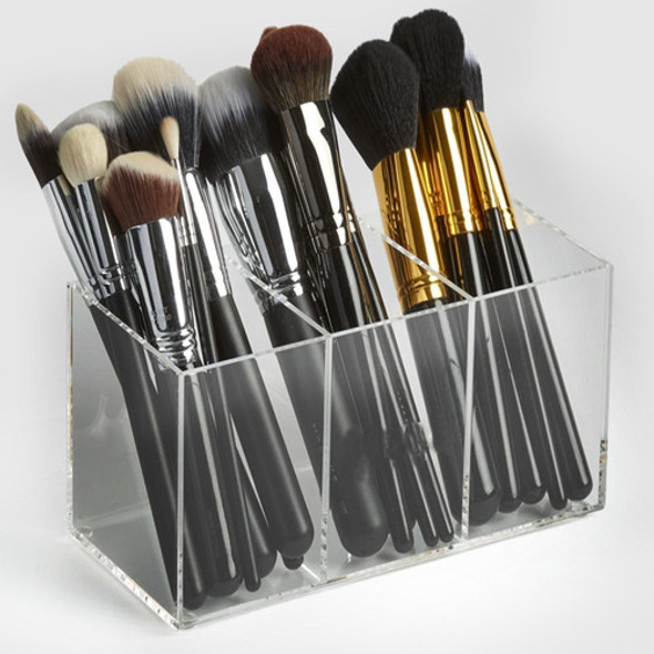Organizador De Pincéis Maquiagem De Em Acrílico Transparente 0