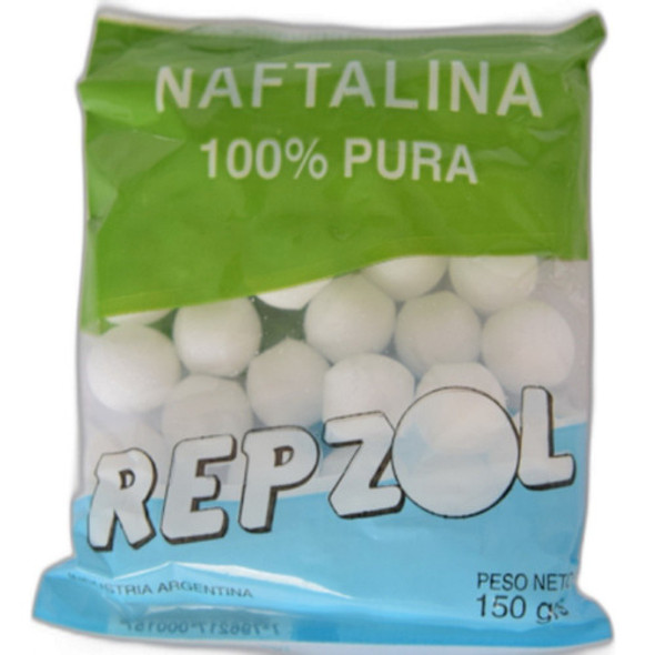 Naftalina Pura Repzol 150g X 12u 0