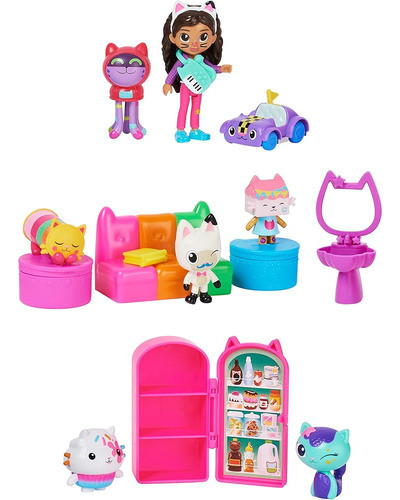 Gabby's Dollhouse, Surprise Pack, (amazon Exclusive) Figuras 0
